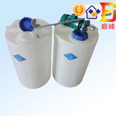 White chemical or medicine strong and durable plastic dosing tank