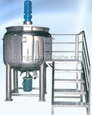 Liquid With Solids 1000L Shampoo Detergent Dishwashing Liquid Soap Mixer Hanging Homogenizing Kneader