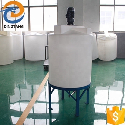 All Chemical and Water Treatment 500L Cone Bottom Dosing Tank with 0.55KW Agitator and 50cm Height Rack